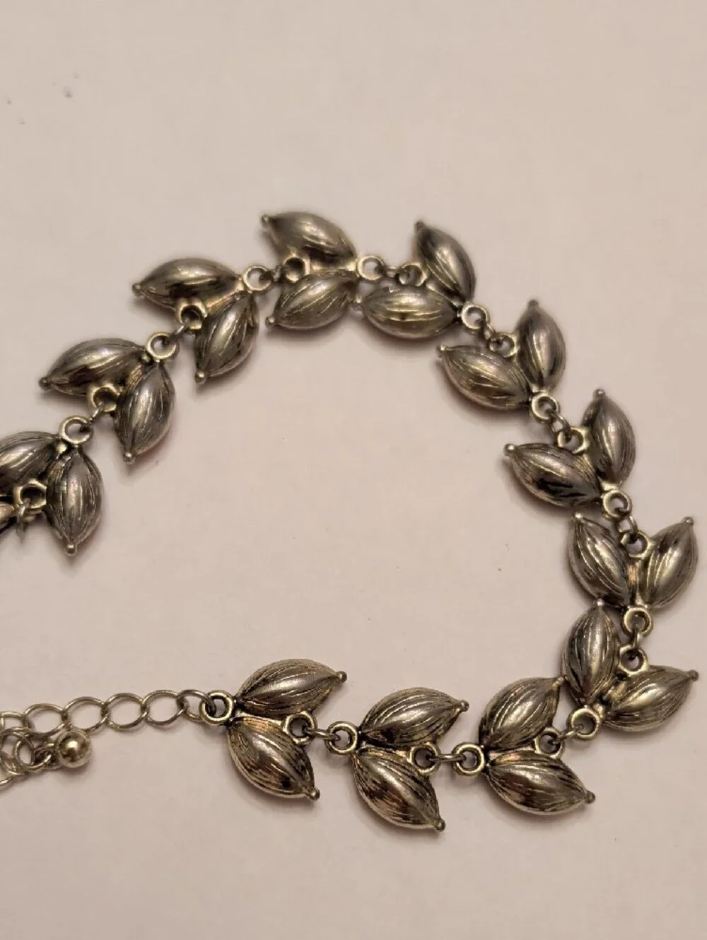 Orange Leaf Link Bracelet - Women’s Fashion Jewelry